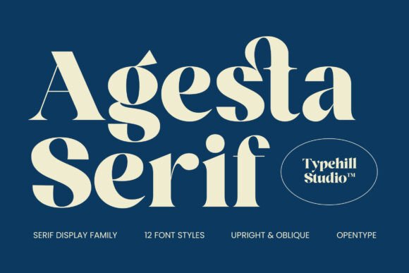 Agesta Serif: A Typeface That Elevates Your Brand
