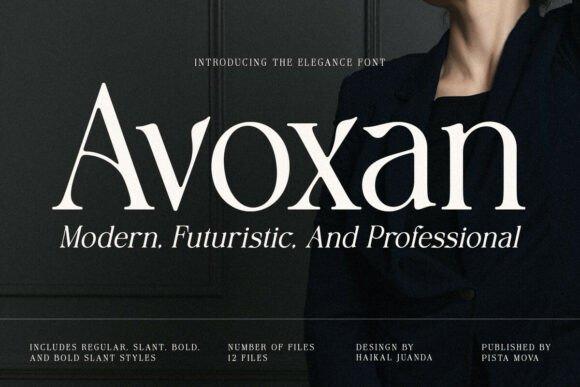 Avoxan: A Serif Typeface for Handmade Brands
