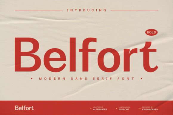 Belfort Bold: A Modern Typeface for Editorial Design