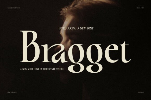 Bragget: A Refined Serif Typeface for Editorial Design