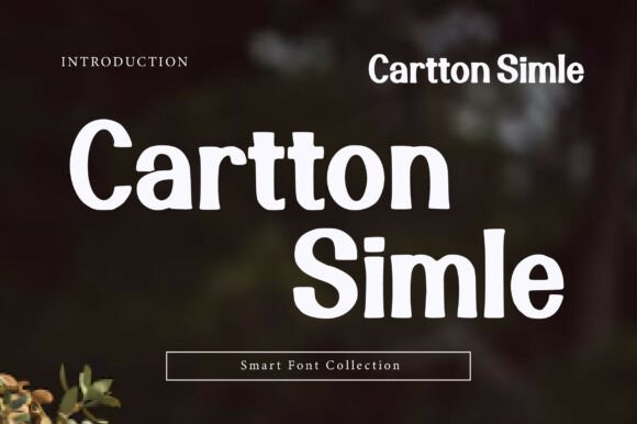 Cartton Simle: A Bold Sans Serif Typeface for Modern Editorial Design