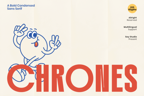 Chrones Font: Bold Typography for Makers