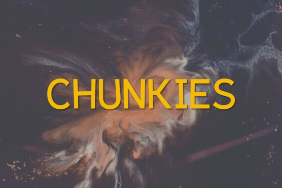 Chunkies: A Modern Typeface for Bold Branding