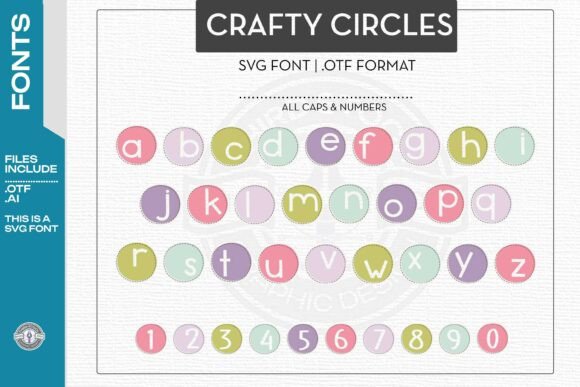 Crafty Circles: A Playful Decorative Font