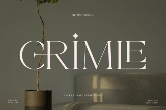 Crimle: A Serif Font for Bold Campaigns