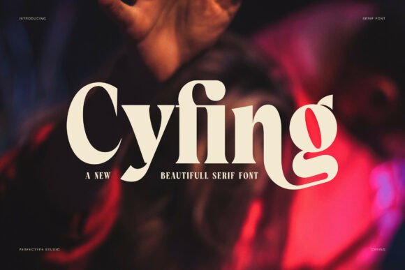 Cyfing: An Elegant Serif Font for Crafters