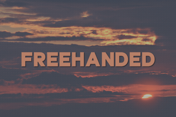 Freehanded: A Modern Sans Serif Typeface for Clean Branding