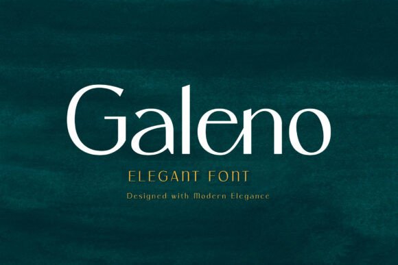 Galeno Font: A Modern Serif for Crafters