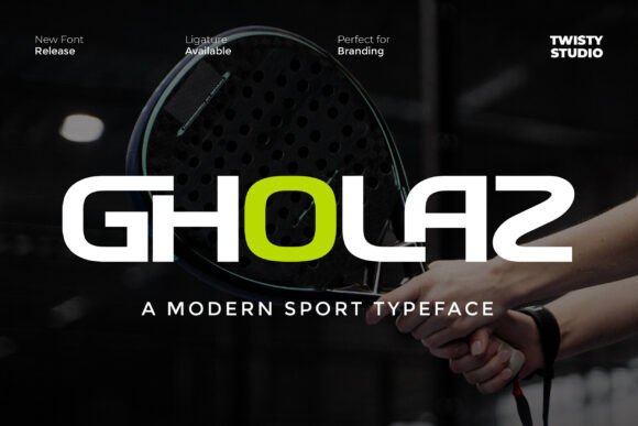 Gholaz: A Bold Sans Serif Font for Modern Editorial Design