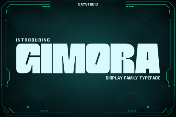 Gimora: A Bold Sans Serif Font for Modern Brands