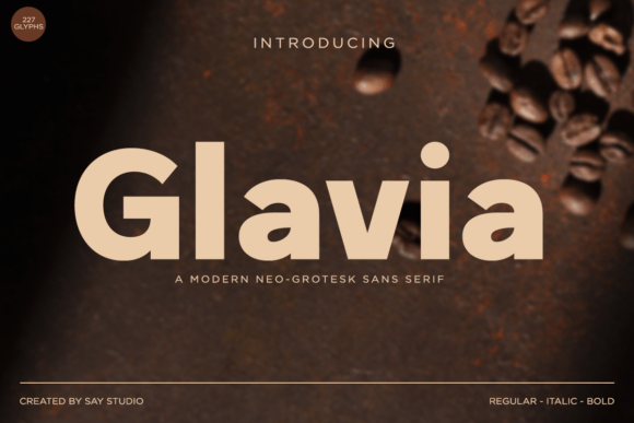 Glavia: A Modern Typeface for Brand Clarity
