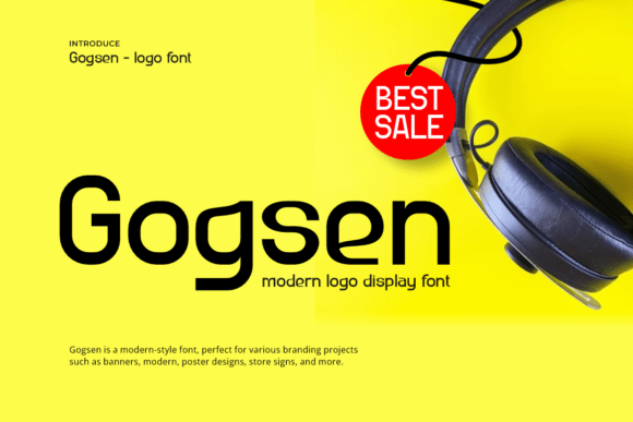 Gogsen: A Friendly Display Font for Modern Web Design