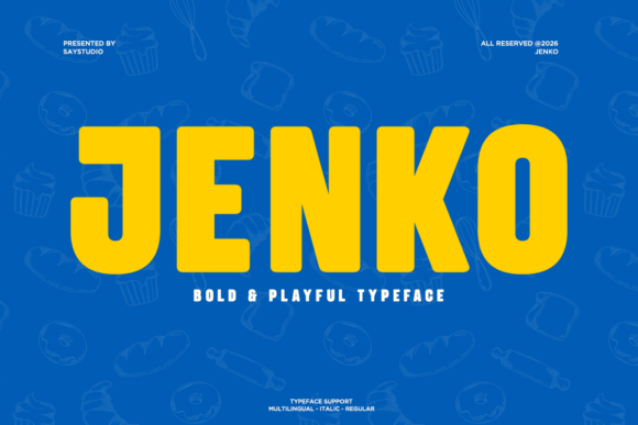 Jenko: The Bold Sans Serif Font for Marketers