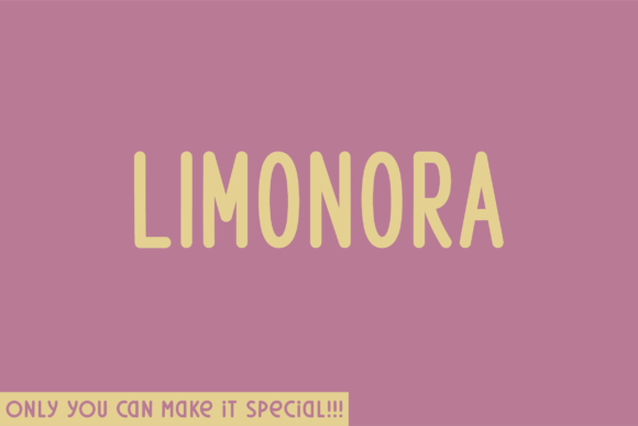 Limonora Font: A Condensed Sans Serif for Makers
