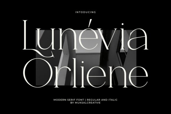 Lunévia Orliene: A Modern Serif Typeface for Web Design