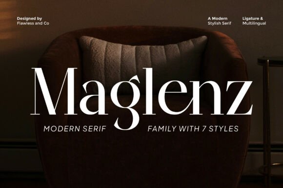 Maglenz: A Serif Font That Elevates Your Brand