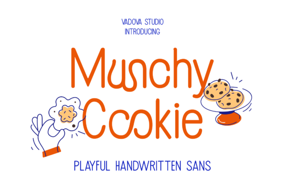 Munchy Cookie: A Playful Sans Serif Font for Makers