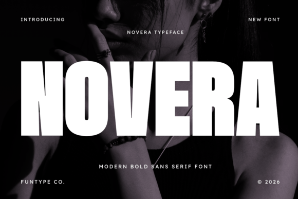Novera Font: Bold Sans Serif for Makers