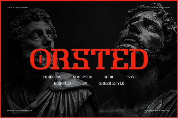 Orsted Typeface: Bold Serif for Modern Brands