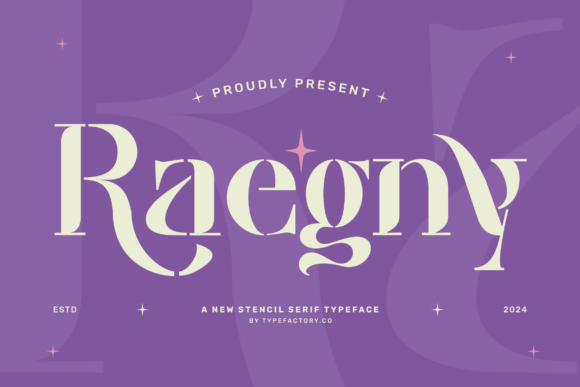 Raegny Typeface: A Serif Font for Polished Branding