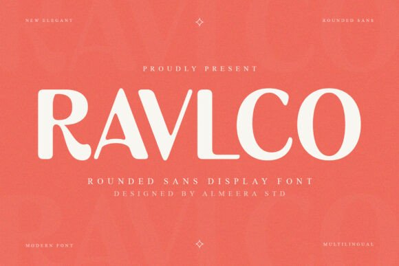 Ravlco: A Friendly Rounded Sans Serif Font for Makers
