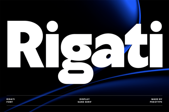 Rigati: A Modern Typeface for Bold Branding