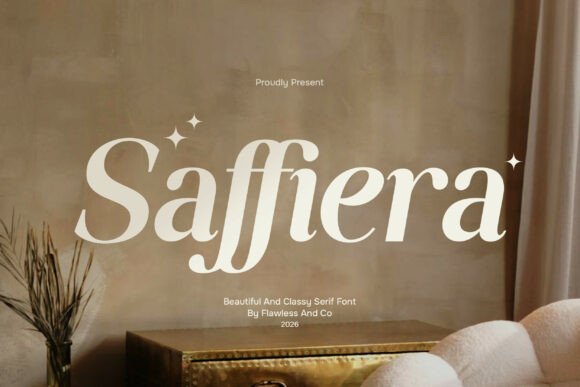 Saffiera: A Serif Font for Elegant Makers