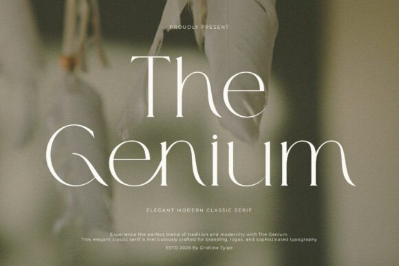 The Genium Font for Crafters