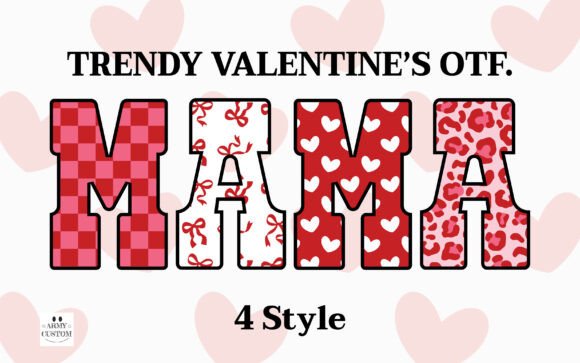 Trendy Valentine’s: A Playful Font for Romantic Branding