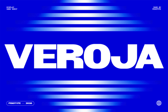 Veroja Typeface: A Bold Choice for Modern Branding