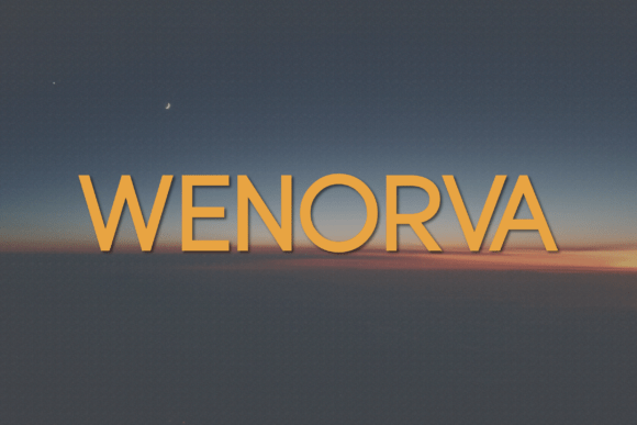 Wenorva: A Modern Sans Serif Typeface for Editorial Design